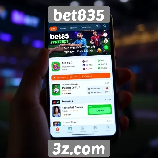 Experiência do usuário no bet835 e sua interface